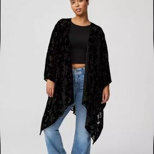 Torrid Holiday Burnout Ruana One Size